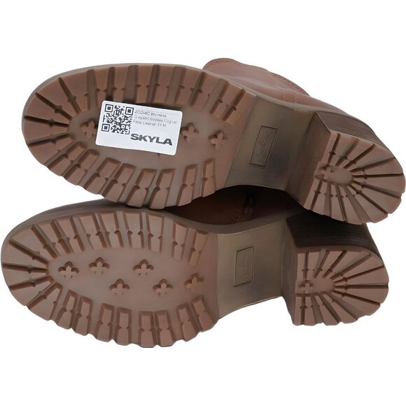 ZODIAC Women's Greyson Booties in Cognac Faux Leather, Size 11 M - Picture 6 of 6